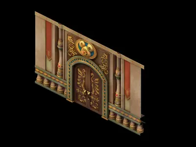 Game Disey - Gate 06 3D model
