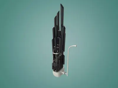 Sheng Traditional Chinese Instrument Low-poly 3D model Low-poly 3D model purchase
