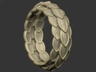 Art leave design queen king princess 3D print model