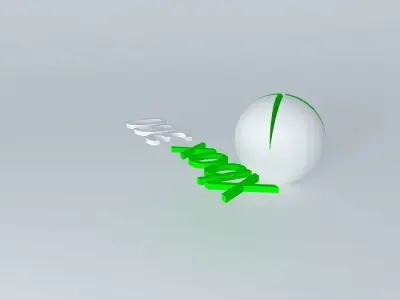 xbox logo Free 3D model