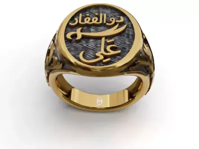 Zulfiqar Ring 3D model