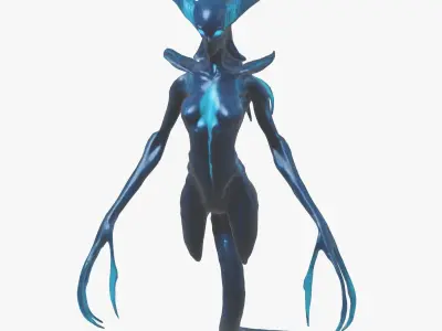 Siren Low-poly 3D model