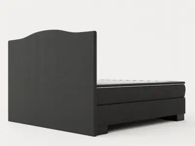 Hilton Luxury Complete Bed Pack180x200 Admiral Bed Give Top Low-poly 3D model
