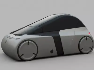 APPLE CONCEPT CAR  G3  rigged  3D model
