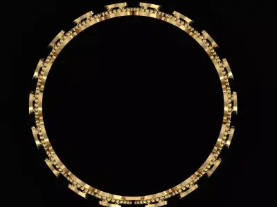 Arabic Tire Ring  3D print model