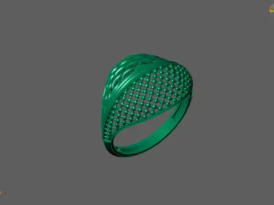 Plain Ring Women Ready STL 3DM Models Womens Rings 3D models 3D print model 23