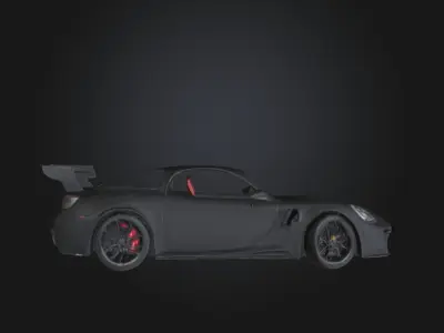 Porsche 911 3D model by aw4667yamen