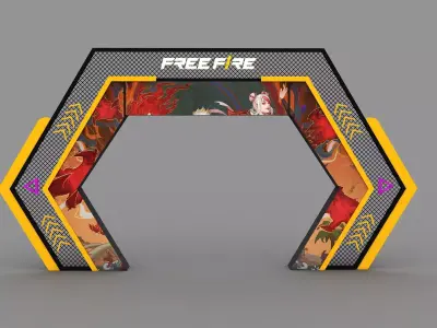ENTRY ARCH GATE 3D model