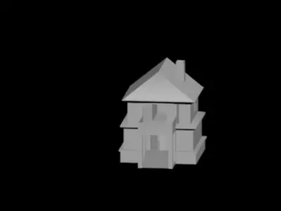 House Free 3D model 2