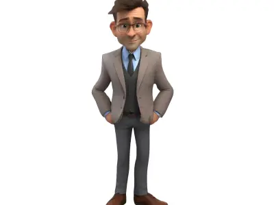 Business Character Collection - Modern Professional Avatars 3D print model