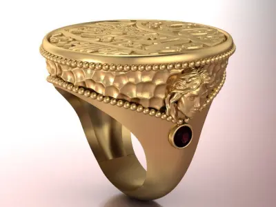 luxury ring for woman 3D print model