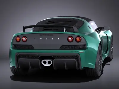 Lotus Exige Sport 350 2017 VRAY 3D model