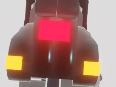 1981 Vespa PX150 black 3D model