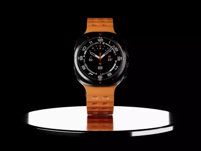 Ultra Smartwatch Low-poly 3D model