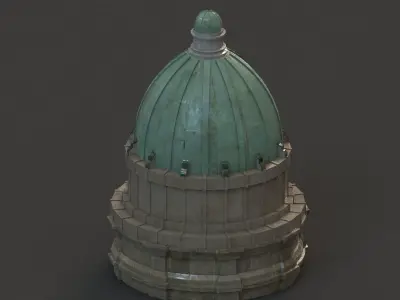 dome 1 Low-poly 3D model