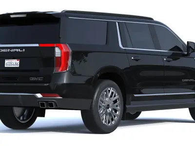GMC Yukon XL Denali 2025 3D model