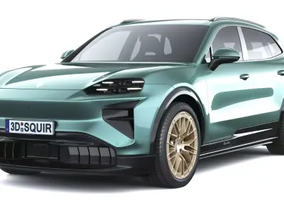 Porsche Cayenne Turbo Electric 2027 3D model