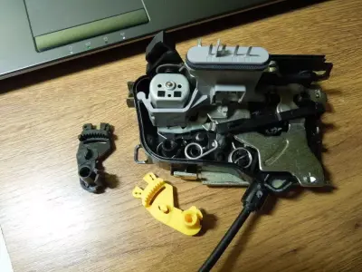 Car door lock part Free 3D print model