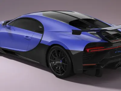 Bugatti Chiron Pur Sport 3D model