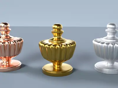3D Finials 3D model