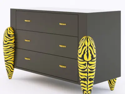 Roberto Ventura W86 chest of drawers 3D model