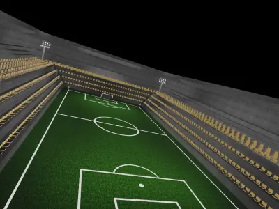 3D Stadium 3D model