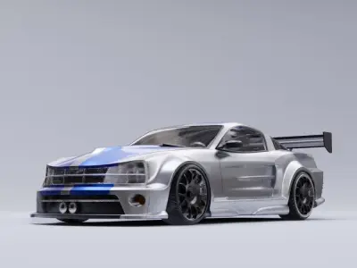 Generic car 07 model in Blender 3D model