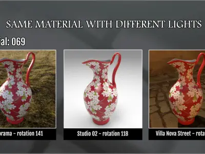 100 Porcelain and Ceramic smart materials for Substance Painter Texture