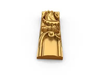 Classic decor ornament carved 33  3D model