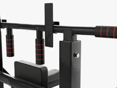 Pull-up bar universal 3D model