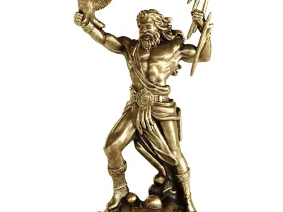 zeus statue 2 3D model