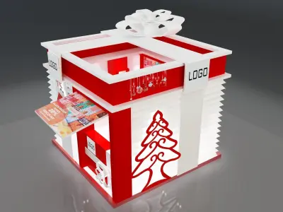 Booth Exhibition Stand a663b 3D model