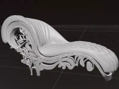Chaise Royale Royal Chaise Lounge 3D model