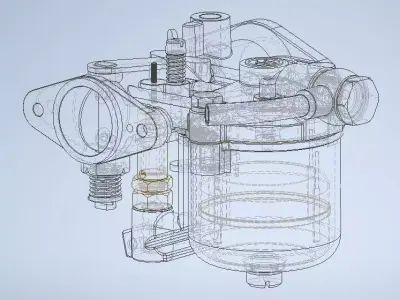 Carburetor 3D model