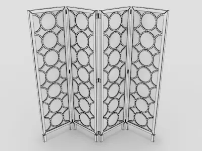 Room Divider-1 3D model