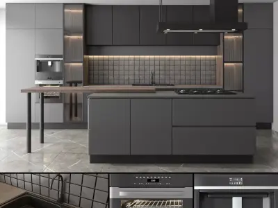 kitcen set 30 3D model