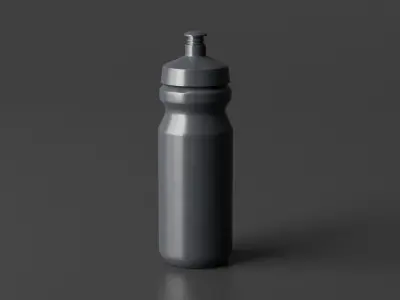 Sports Water Bottle Low-poly 3D model