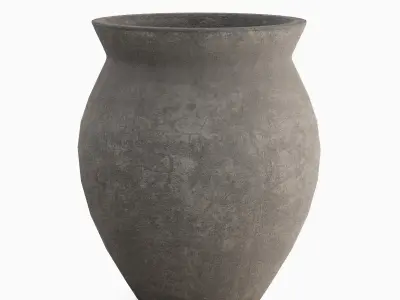 Pottery Cup 02 Low-poly 3D model