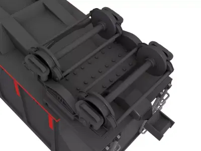 Railroad Box Car 3D model