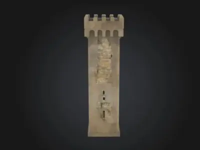 Watchtower Sentinel Medieval 3D model