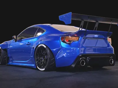 subaru BRZ Rocket Bunny V3 3D model