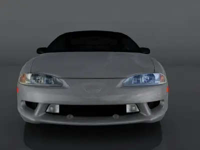 Eagle Talon Turbo Low-poly 3D model