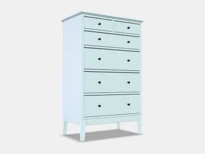 IDANAS Chest of 6 drawers 1 Low-poly 3D model