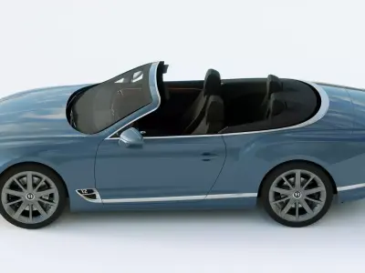 Bentley Continental GT Convertible 2020 3D model