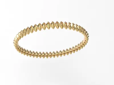 Clash Bracelet Wrist Measurment 200 mm 3D print model