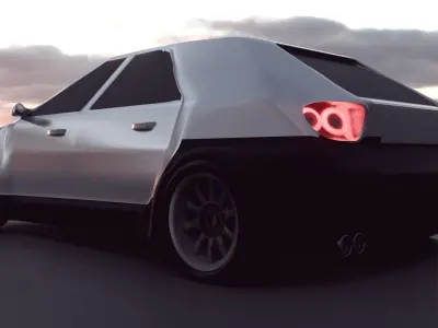 Concept Art Auto 3D model