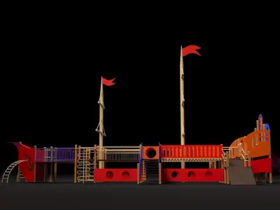Playground ship 3D model
