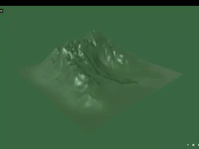 Mountain 3D model
