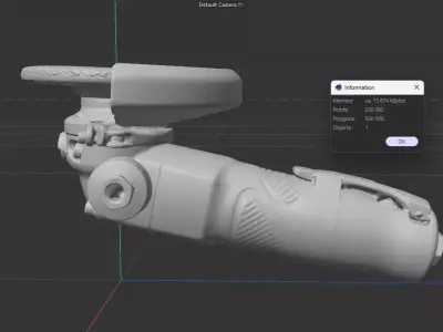 Grinder photogrammetry 3D model