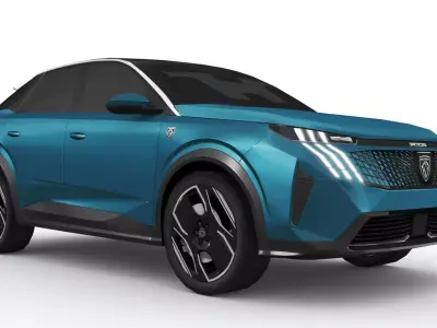 Peugeot e-3008 2024 Low-poly 3D model